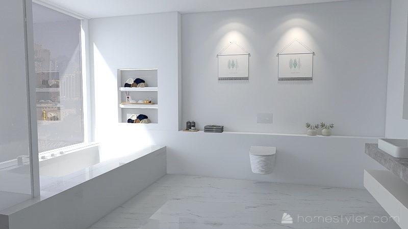 banheiro 3d design renderings