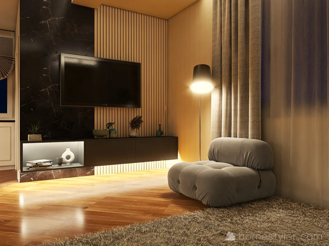 Alixan bey - Living room 3d design renderings