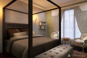 Bedroom Project Design Rendering