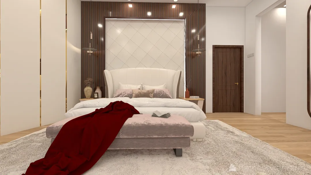 Copy of BED ROOM WADAD 3d design renderings