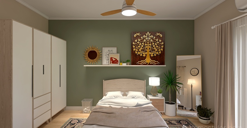 my boho room Interior Design Render