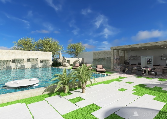 villa paradise Design Rendering