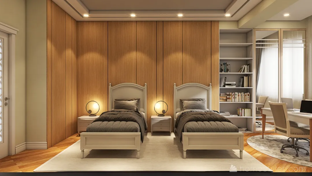 Alixan bey - Kids bedroom 3d design renderings