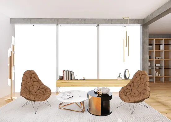 autumnal-living-room Design Rendering