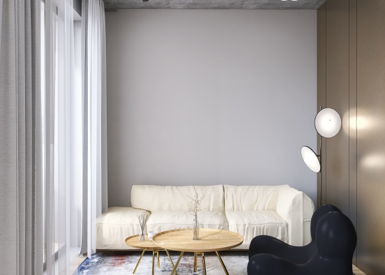 Black&Glam appartement Design Rendering