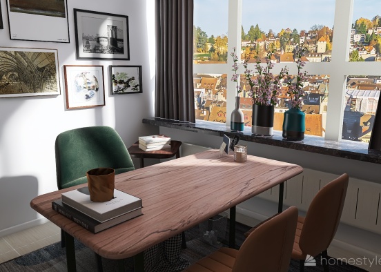 Small Office Design Rendering