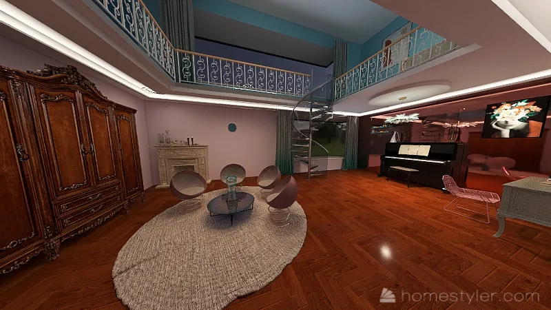 LivingRoom 3d design renderings