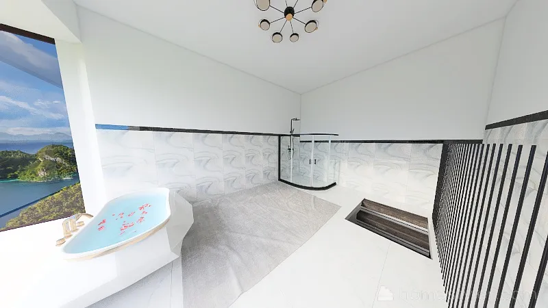 MasterBathroom 3d design renderings