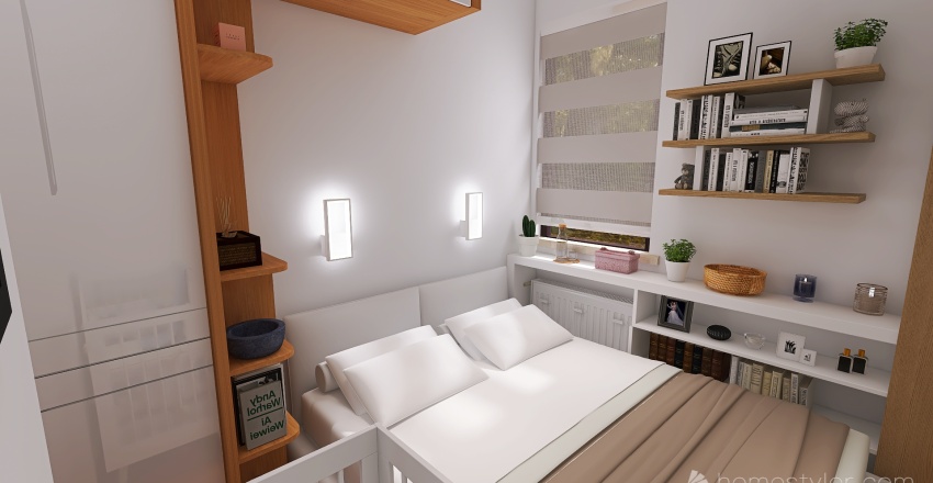 Small realistic apartment 3d design renderings