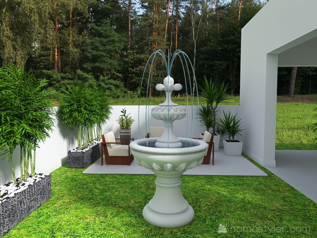 In the country 3d design renderings