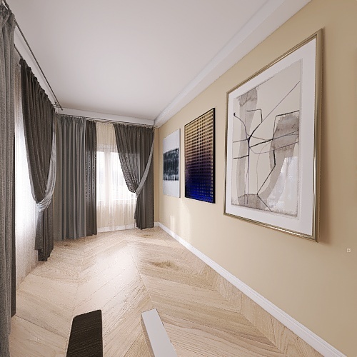 Hallway-Rainbow 3d design renderings