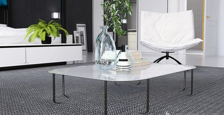 Caribbean Contemporary Interior Design Render