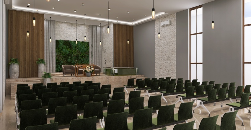 Igreja Adventista Brasil 3d design renderings