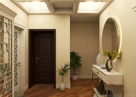 Alixan bey - Hallway Design Rendering