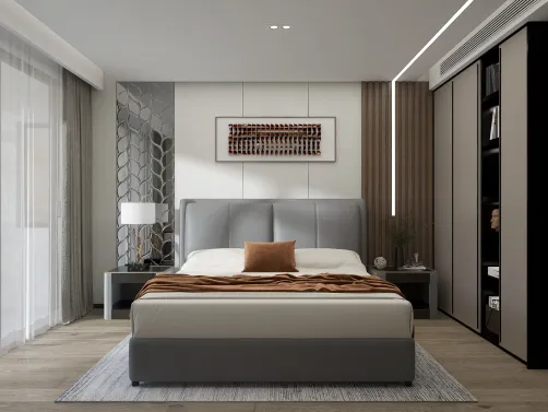Modern Living and Bedroom Design