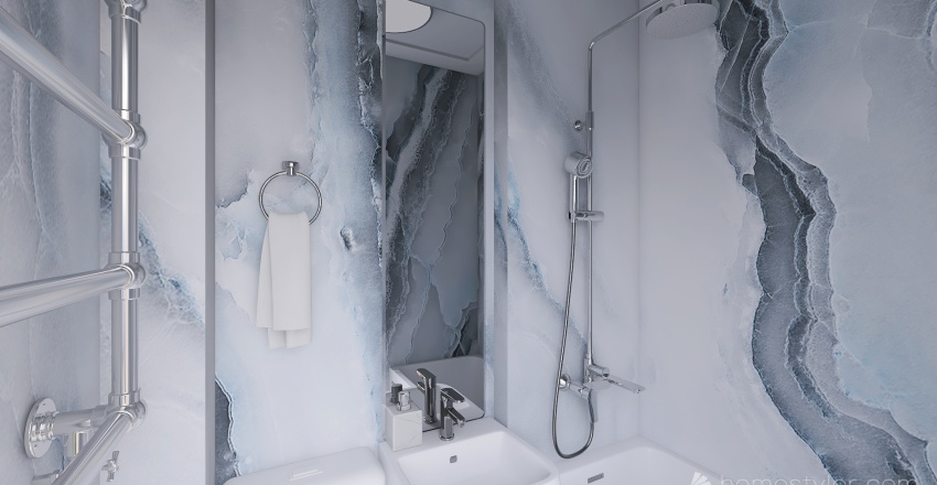 Ванная комната - Ира Золина 3d design renderings