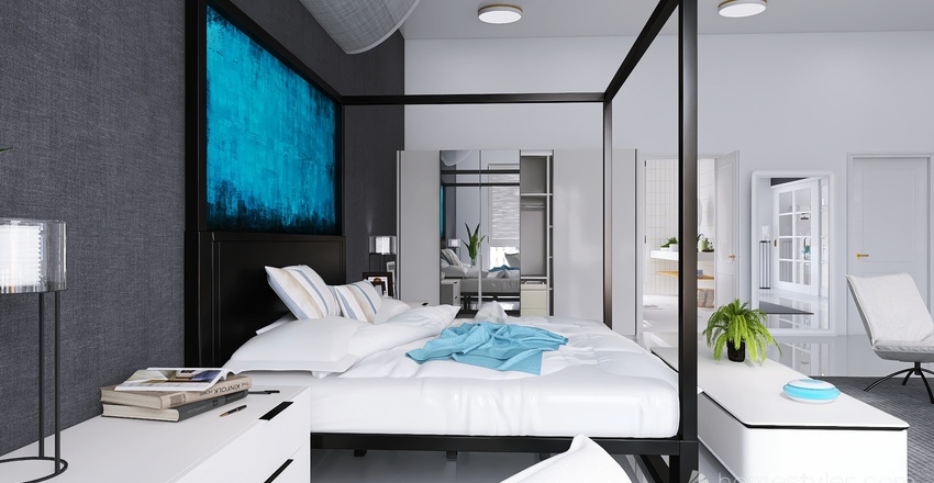 Caribbean Contemporary Interior Design Render