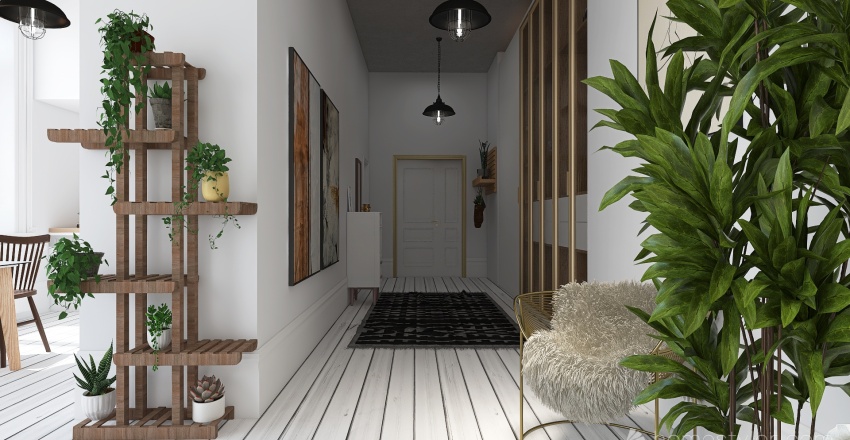White and small 3d design renderings