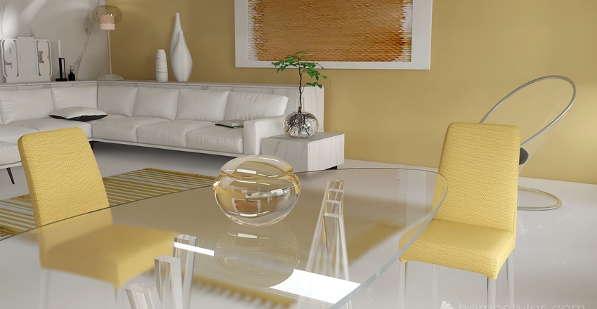 Caribbean Contemporary Interior Design Render