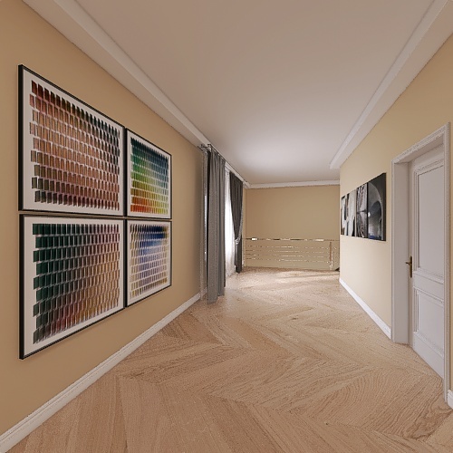 Hallway-Rainbow 3d design renderings