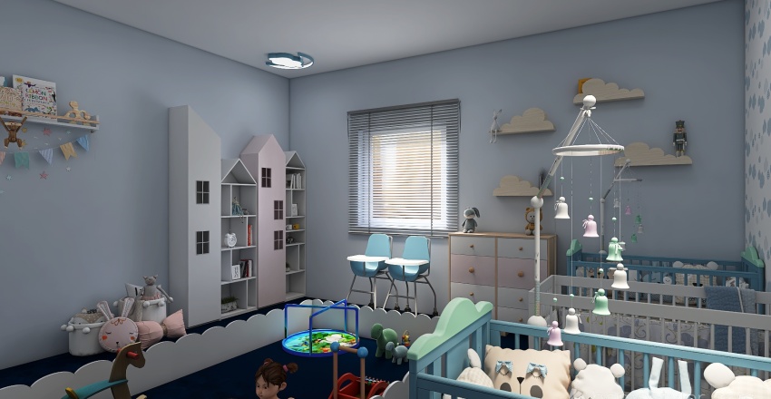 Afnan Kindergarten 3d design renderings