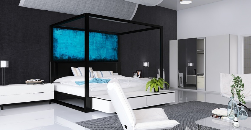 Caribbean Contemporary Interior Design Render