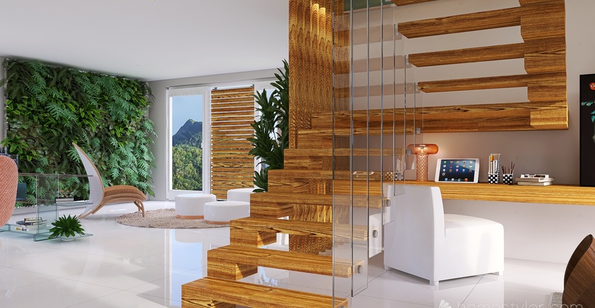 Condo in the Tropics Interior Design Render