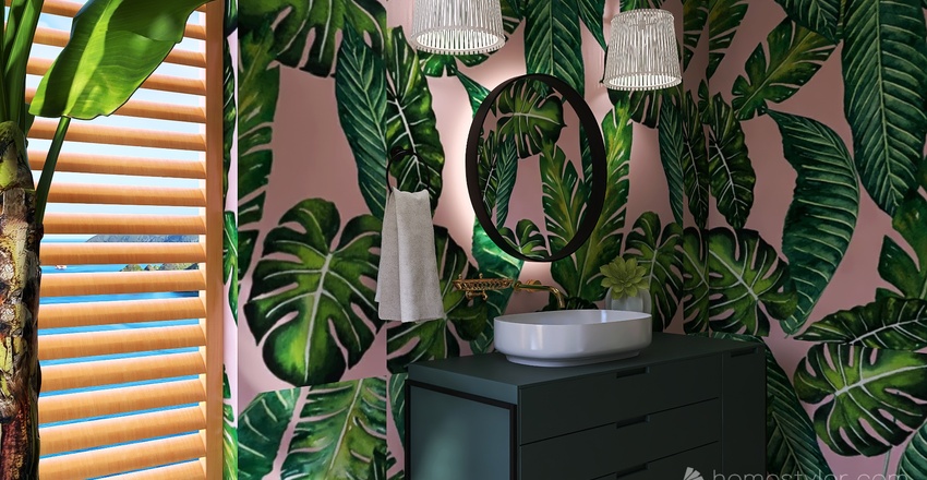 Condo in the Tropics Interior Design Render
