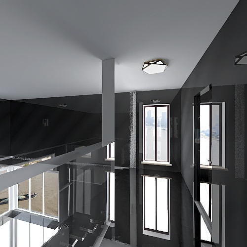 Mirror Loft 3d design renderings