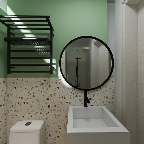 baño casa pucusana nuevo Design Rendering