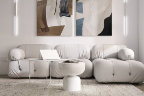 Modern Contemporary SHE LOVE WHITE Design Rendering
