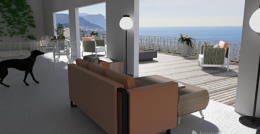 Caribbean Contemporary Interior Design Render