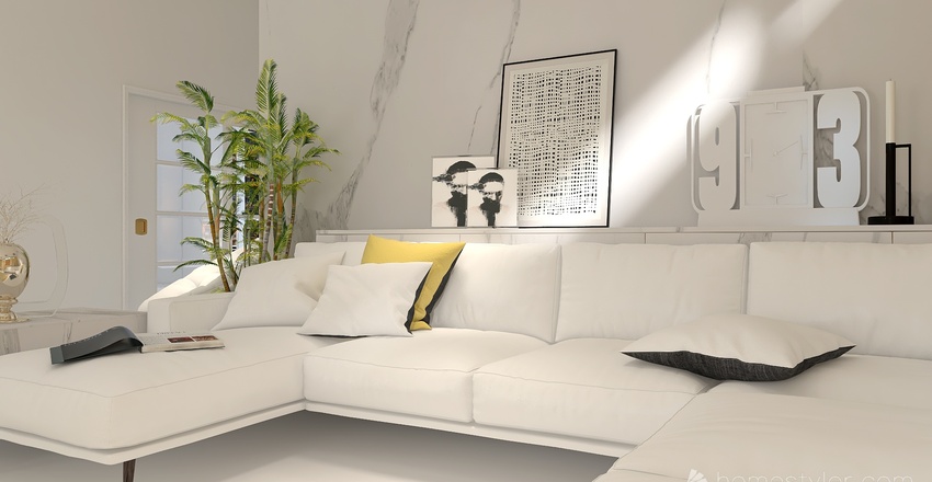 Caribbean Contemporary Interior Design Render