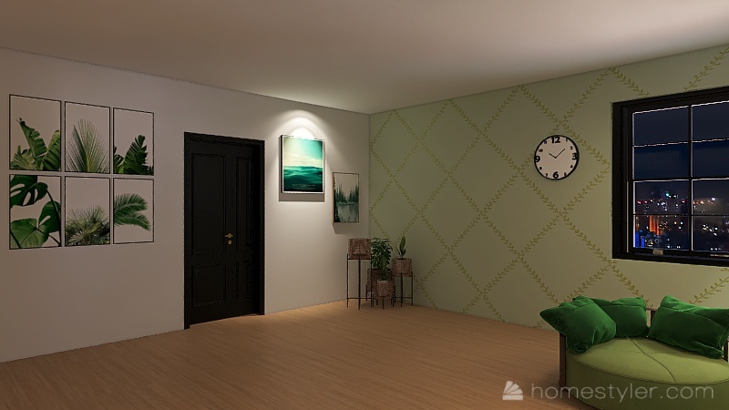 בית מעוצב בירוק מנטלי 3d design renderings
