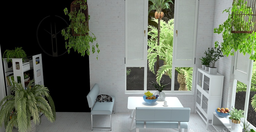 Caribbean Contemporary Interior Design Render