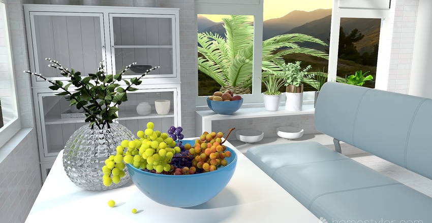 Caribbean Contemporary Interior Design Render