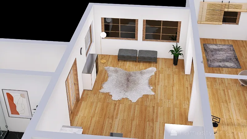 Habitat for Humanity Floor Plan 3d design renderings