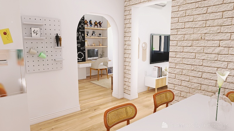 Casa da Jú, Joaquim, Ameixinha e Anjinha 3d design renderings