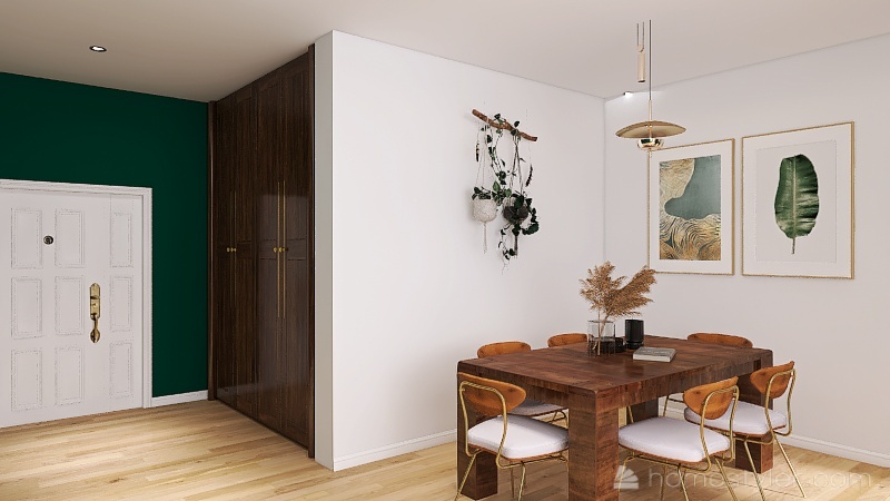Boho inspired house 3d design renderings