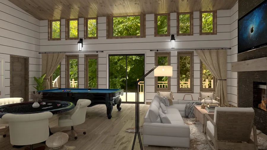 Swinney Cabin 3d design renderings