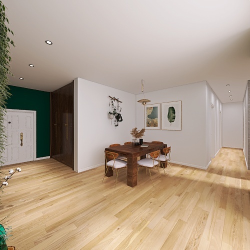 Boho inspired house 3d design renderings