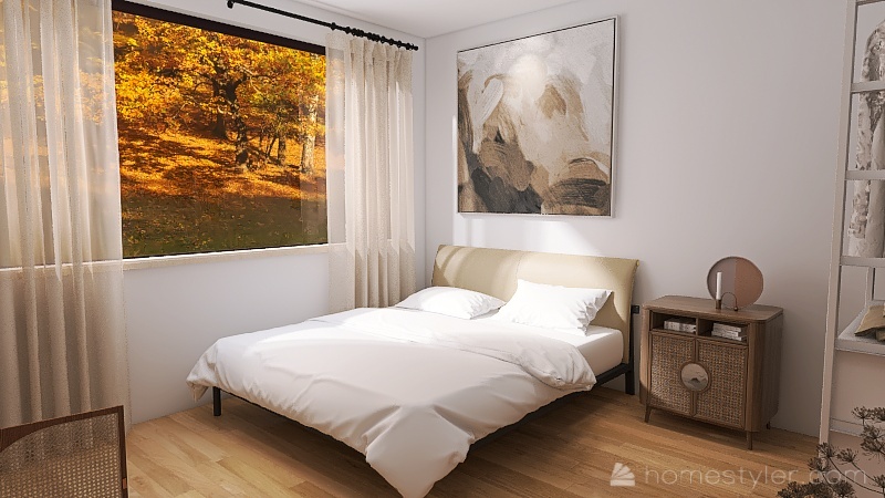 little bedroom in the woods;D 3d design renderings