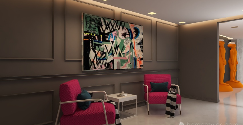 Apartamento em NY 3d design renderings