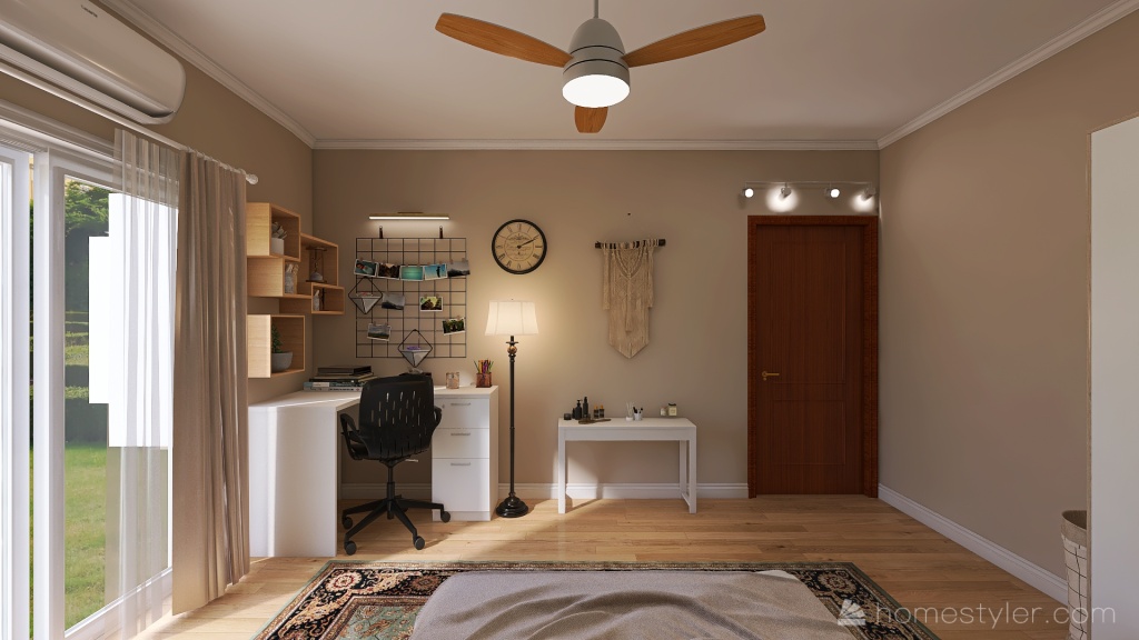 Mariam's Bedroom 3d design renderings