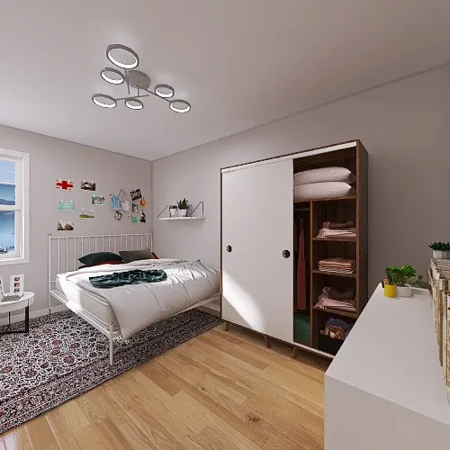 Apartment in Paris 3d design renderings