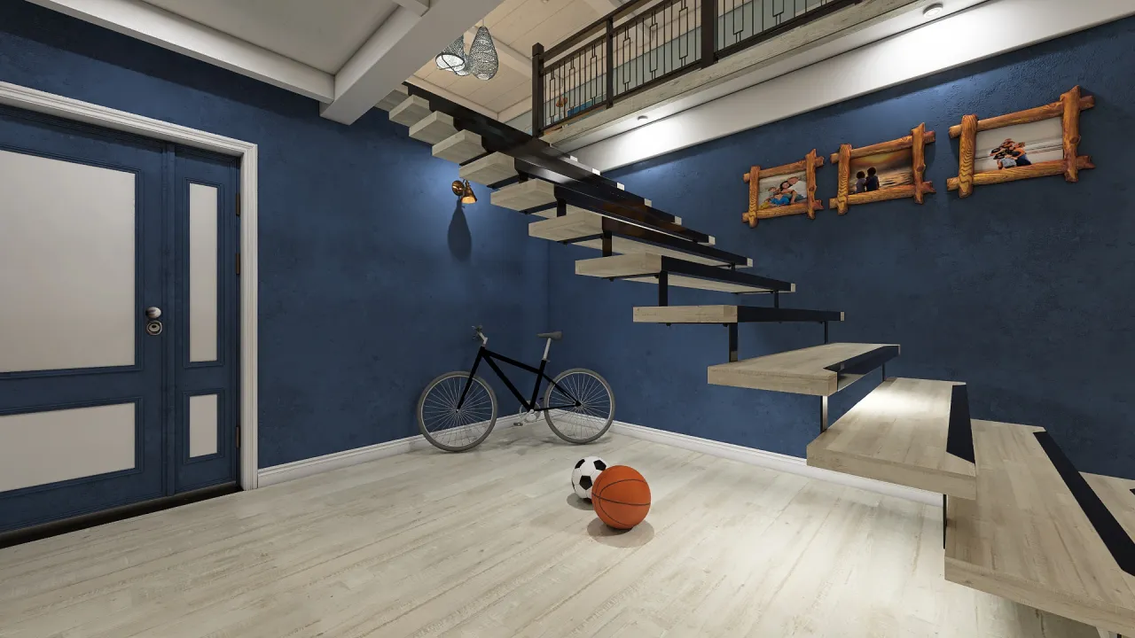 Stairwell 3d design renderings