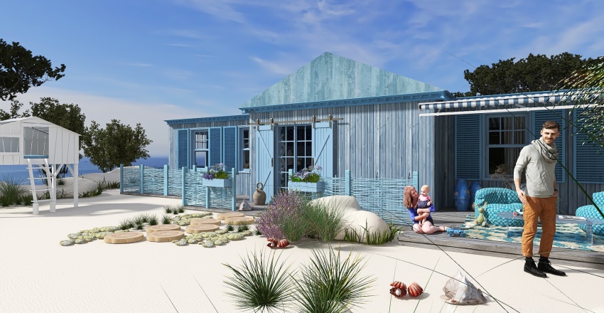Mediterranean #OcéanContest,la vie en bleu Blue 3d design renderings