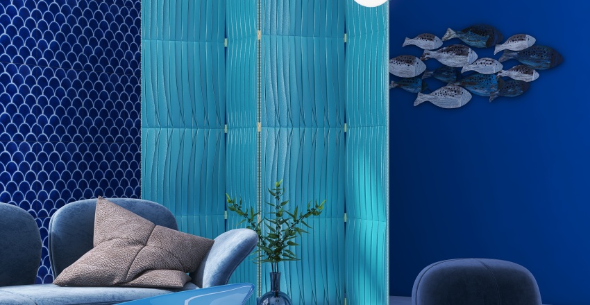 Costal #OceanContest Homestyler Demo Project Blue 3d design renderings