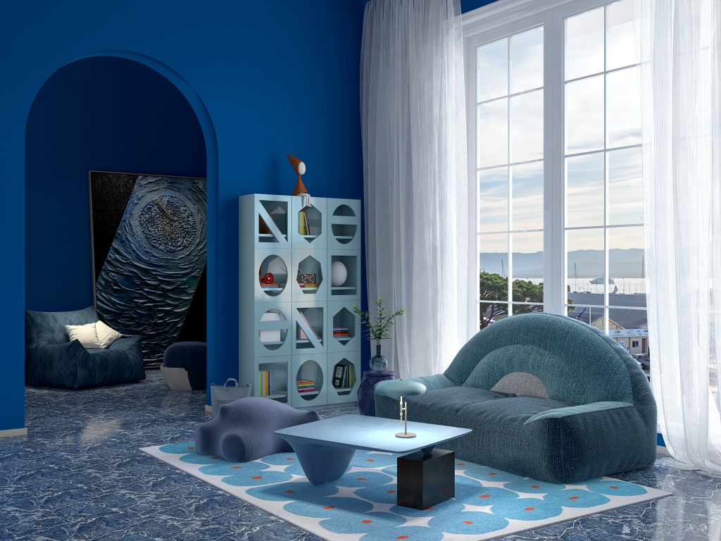 Costal #OceanContest Homestyler Demo Project Blue 3d design renderings
