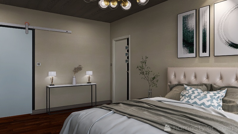 160 mq appartamento 3d design renderings